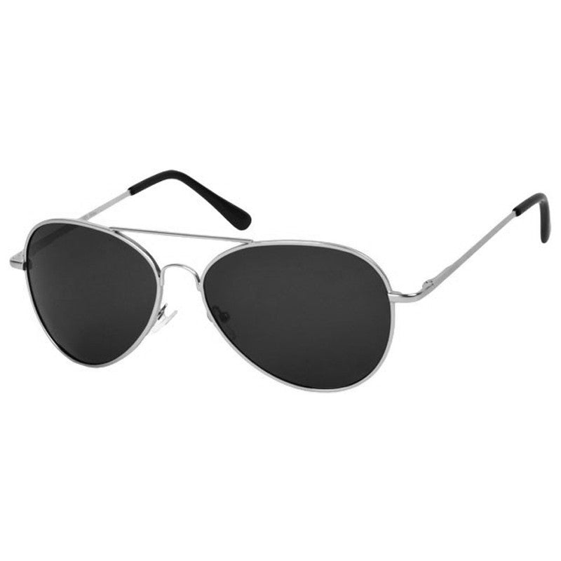 12 PACK  Aviator Sunglasses Silver Frame/Black Mirror Lens Bulk 1104