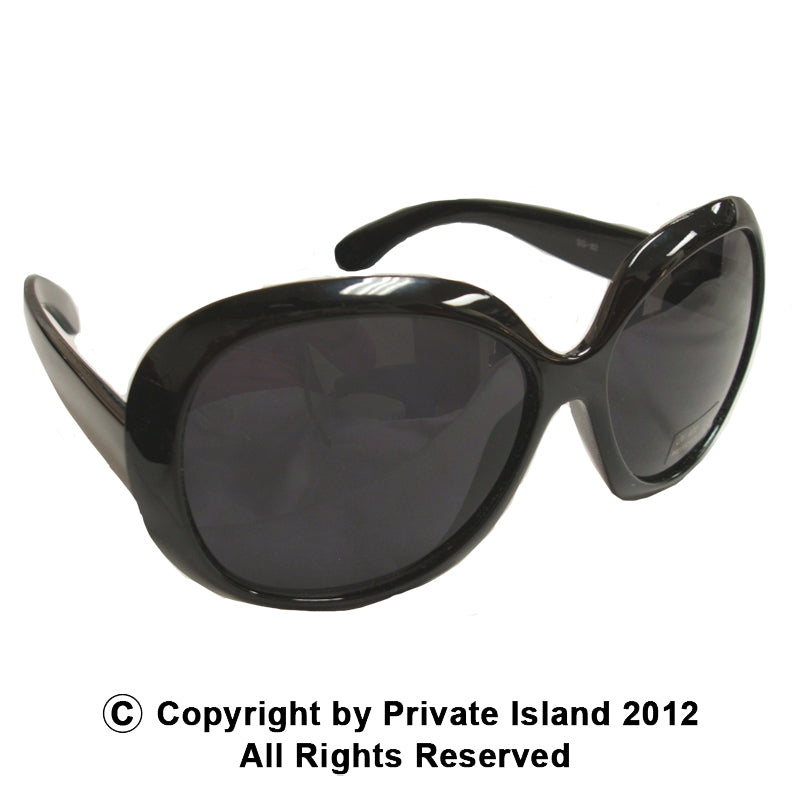12 PACK Black Jackie Oversized Sunglasses WS1138D