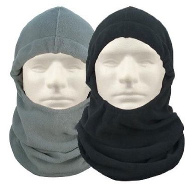 12 PACK Black Polar Fleece Adjustable Balaclava 12 PACK WS3063D