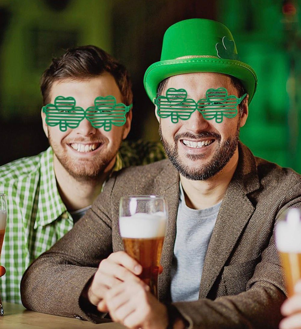 Irish Shamrock Green Shutter Shades | 7111