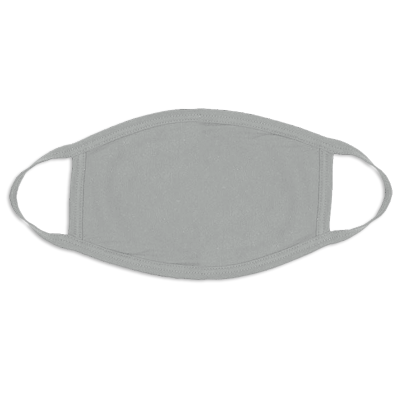Gray Face Masks Cotton |  12 PACK | Adult Size Double Ply Soft Cotton 134GR