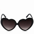 10 PACK Black Heart Shape Sunglasses Adult 100% UV Superior Quality 1011D