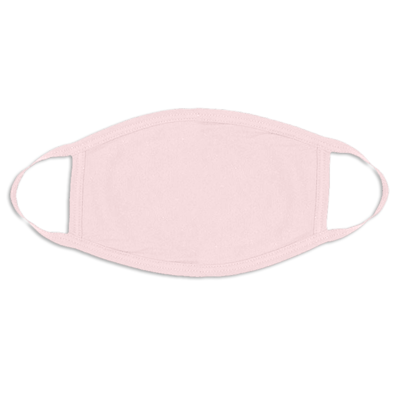Pink Face Masks Cotton |  12 PACK | Adult Size Double Ply Soft Cotton 134LP